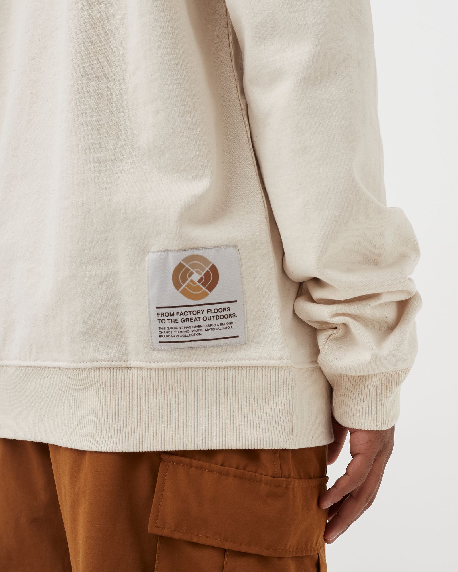 RECYCLED SCRAP CREW SWEATSHIRT