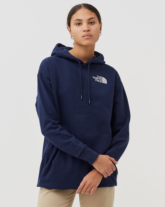 The north face online navy hoodie