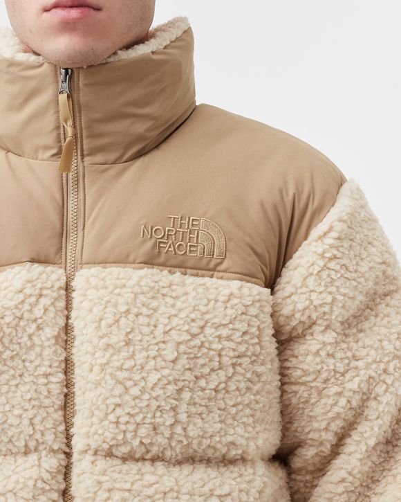 The North Face Sherpa Nuptse Jacket Brown - BLEACHED SAND-KELP TAN