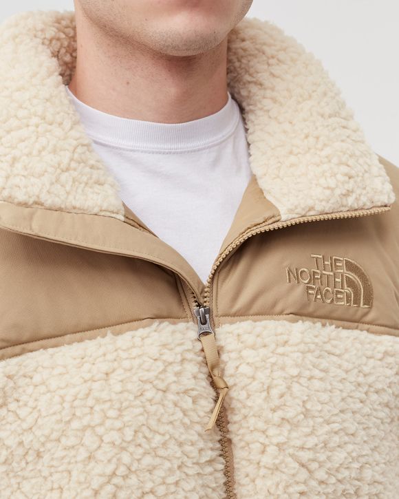 The North Face Sherpa Nuptse Jacket Brown - BLEACHED SAND-KELP TAN