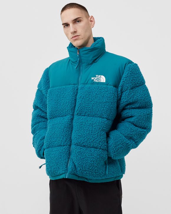 The North Face HIGH PILE NUPTSE JACKET Blue - HARBOR BLUE