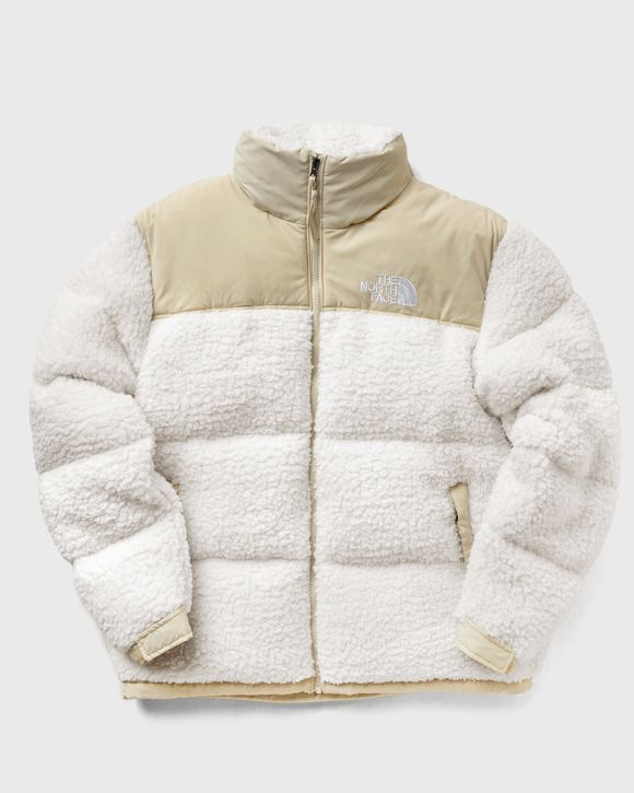 The North Face High Pile Sherpa Nuptse Jacket Gardenia White