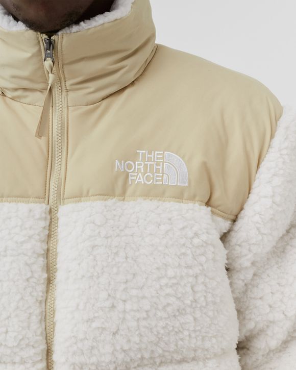 HIGH PILE NUPTSE JACKET - GARDENIA WHITE/GRAVEL