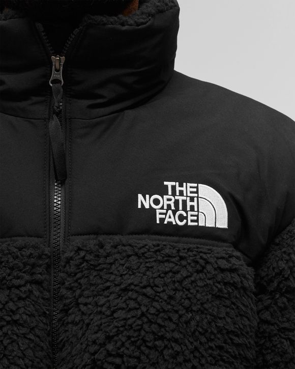 The North Face Nuptse High Pile Down Puffer Jacket in Black