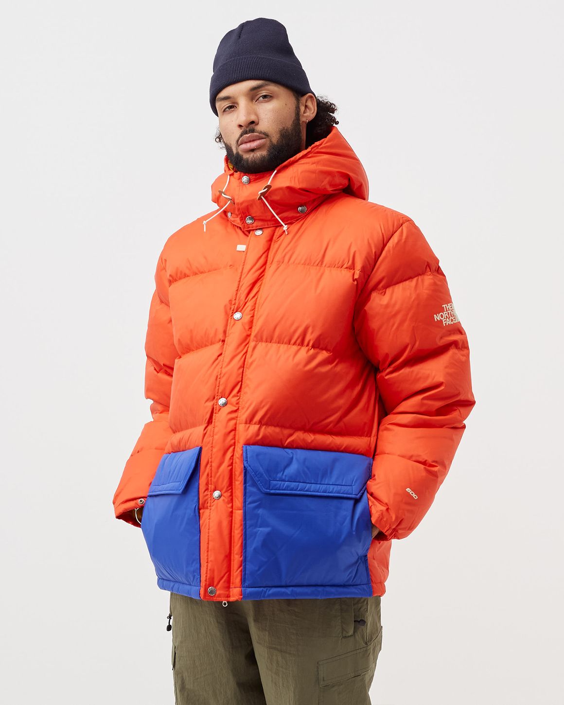 The North Face COLOR BLOCK SIERRA DOWN PARKA Orange BSTN Store