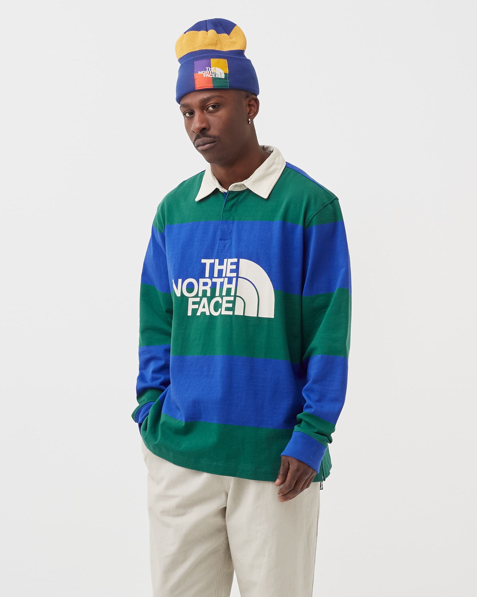 COLOR BLOCK RUGBY SHIRT