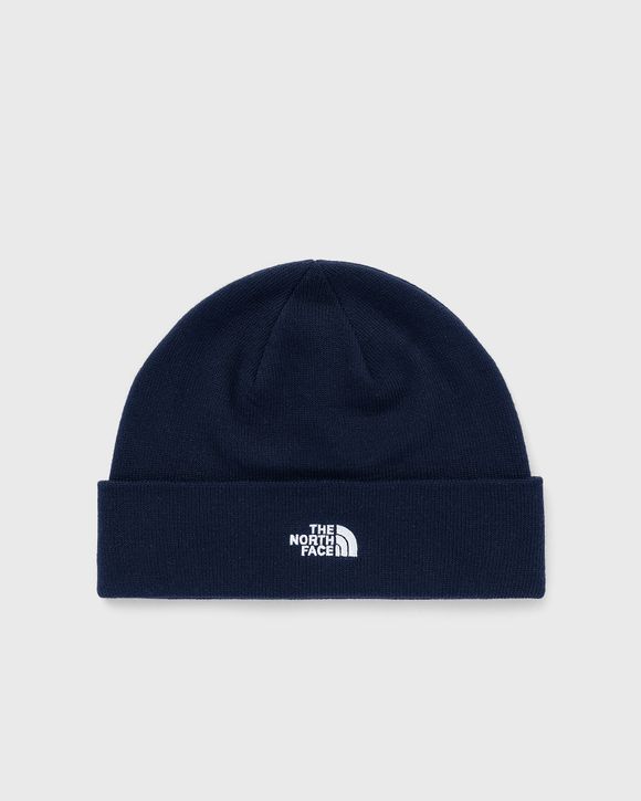 navy blue north face beanie