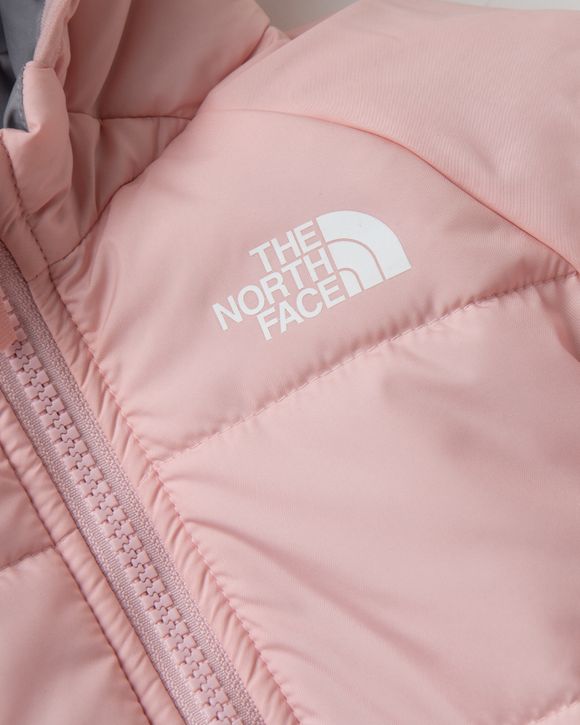人気絶頂 ノースフェイス キッズ ウェア アウトドア ブランド (取寄)ノースフェイス インファント リバーシブル ペリート ジャケット The  North Face Infant Reversible Perrito Jacket Peach Pink / Meld Grey - アウター