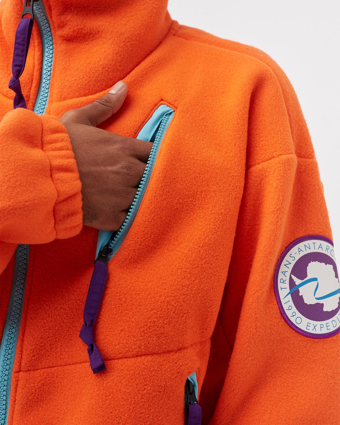 The North Face Trans-Antarctica Expedition FLEECE FULL ZIP JACKET Red |  BSTN Store