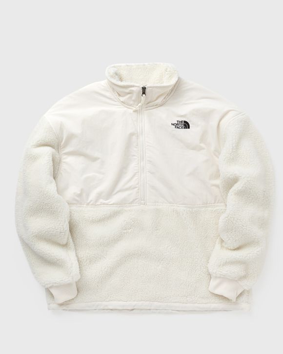 The North Face Platte High Pile Fleece 1/4 Zip White | BSTN Store