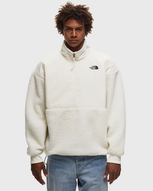 The North Face Platte High Pile Fleece 1/4 Zip White - GARDENIA WHITE