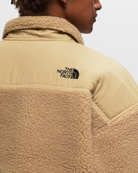 The North Face Platte High Pile Fleece 1/4 Zip Beige - KHAKI STONE