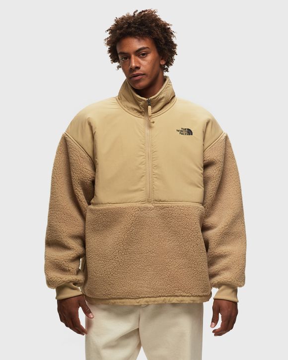 The North Face Platte High Pile Fleece 1 4 Zip Beige BSTN Store