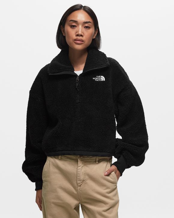 The North Face Women's Platte High Pile Fleece 1/4 Zip Black