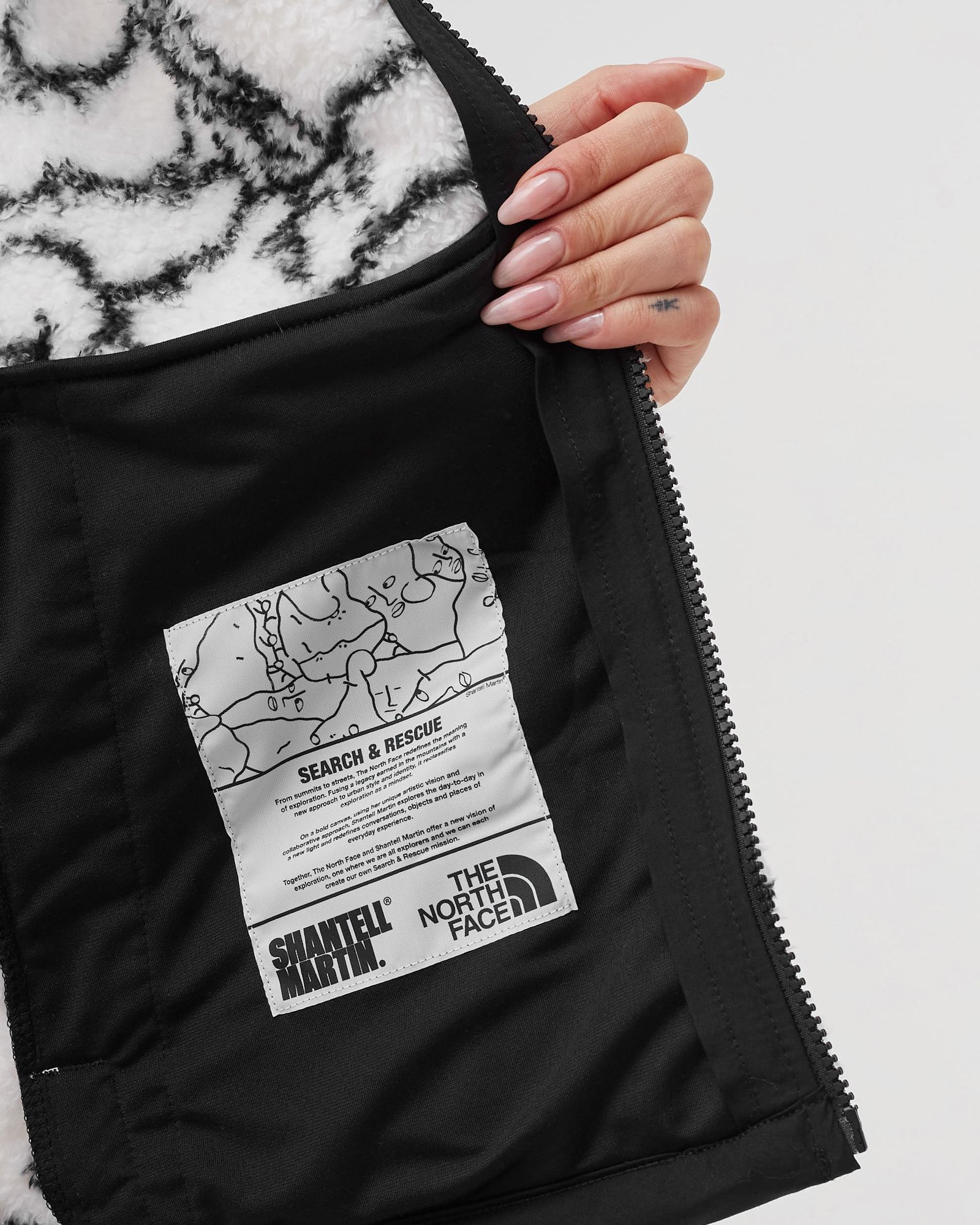 WMNS SEARCH & RESCUE OVERSIZED FULL ZIP SHERPA JACKET