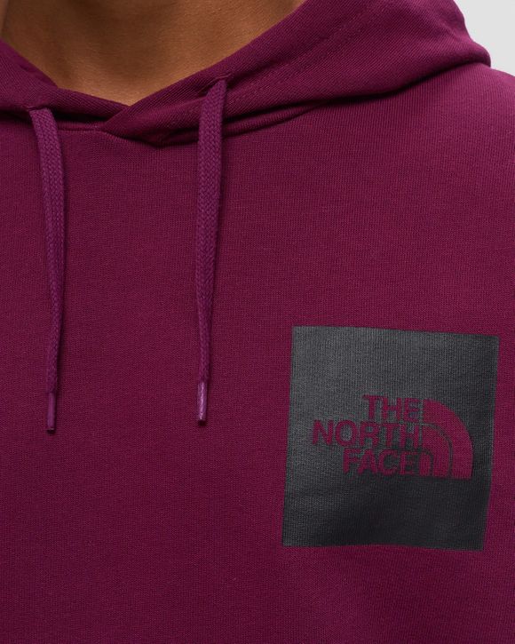 Purple north face online hoodie