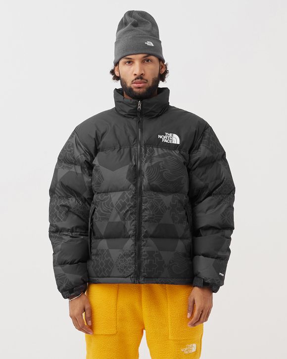 The North Face Printed Nuptse Jacket Yellow