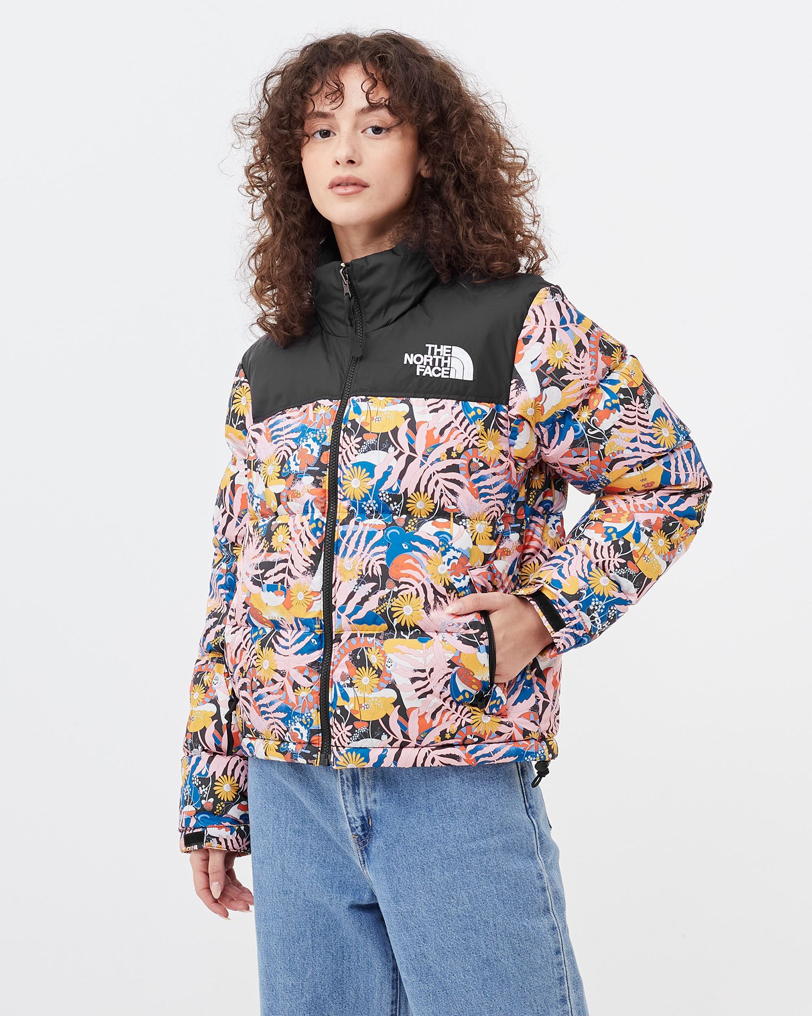 WMNS PRINTED 1996 RETRO NUPTSE JACKET