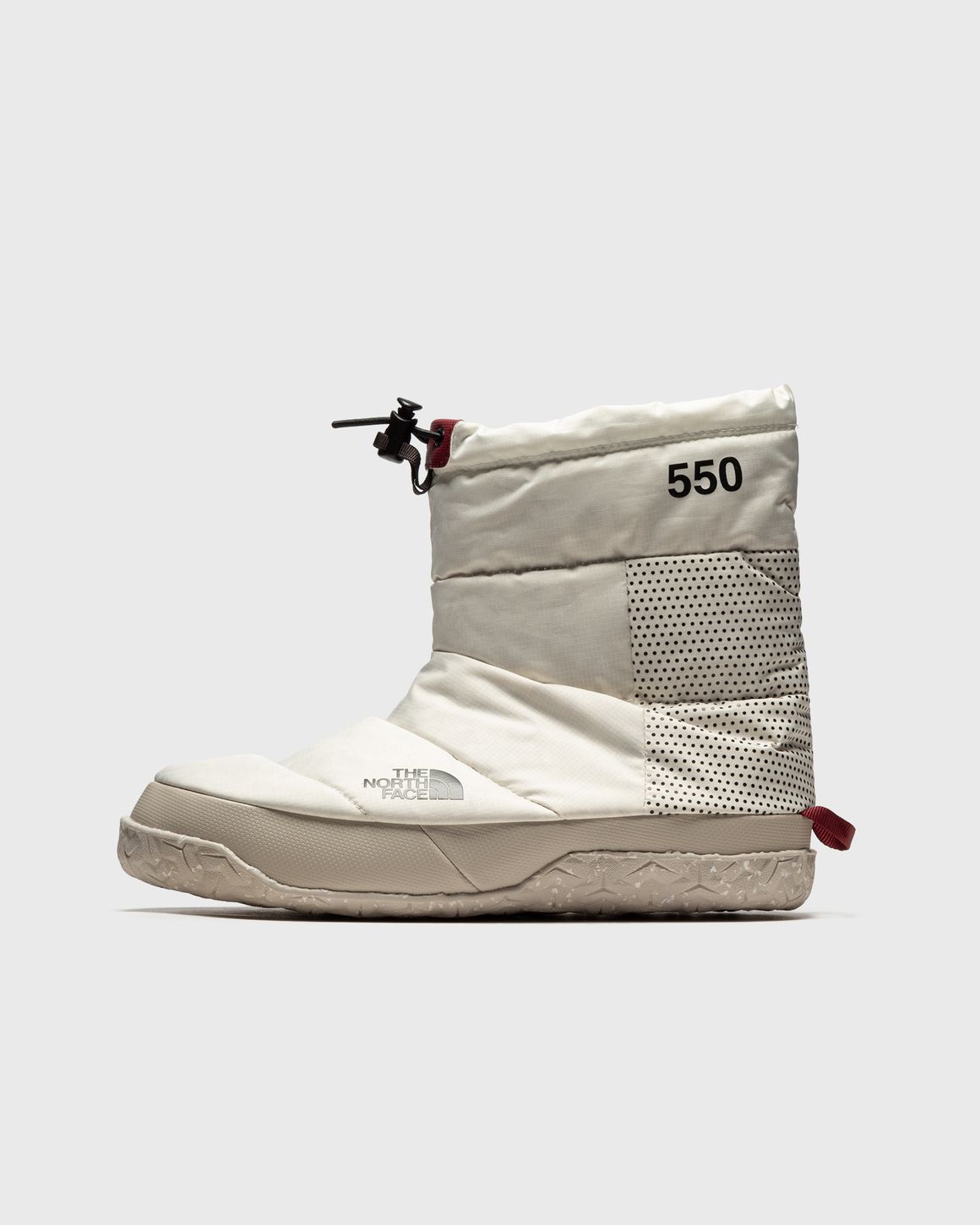 The North Face W NUPTSE APRES BOOTIE White - GRDNWHT/SLVRGRY