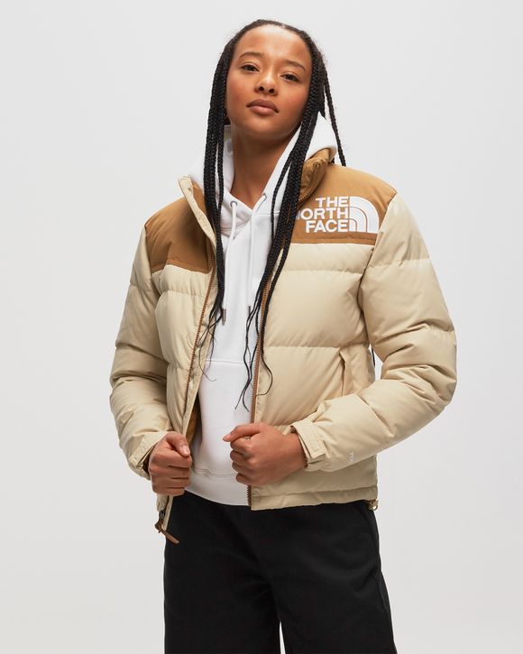 The North Face WMNS 92 LOW-FI HI-TEK NUPTSE JACKET Brown - GRAVEL/UTILITY  BROWN