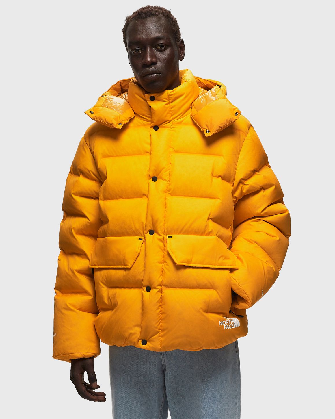 North face parka yellow sale