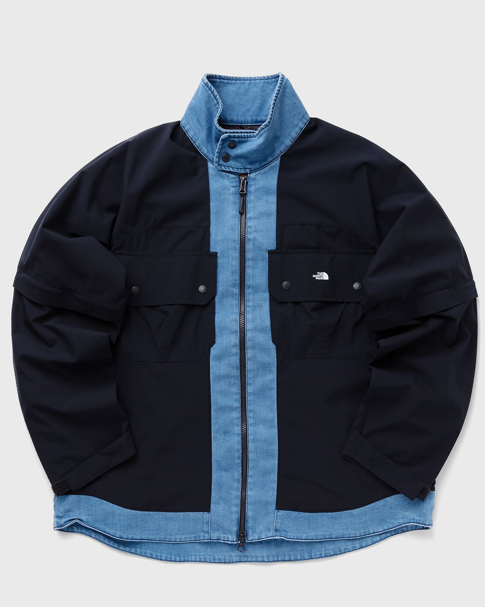 The North Face - denim shirt jacket men denim jackets|shell jackets black|blue in größe:m
