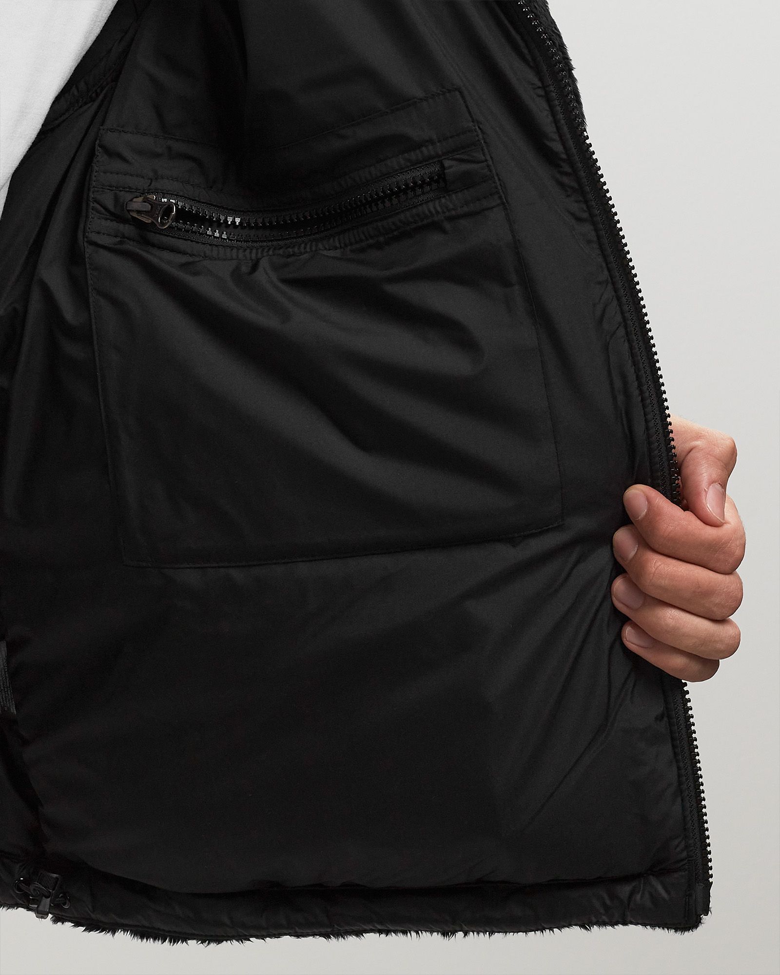 Versa Velour Nuptse Jacket