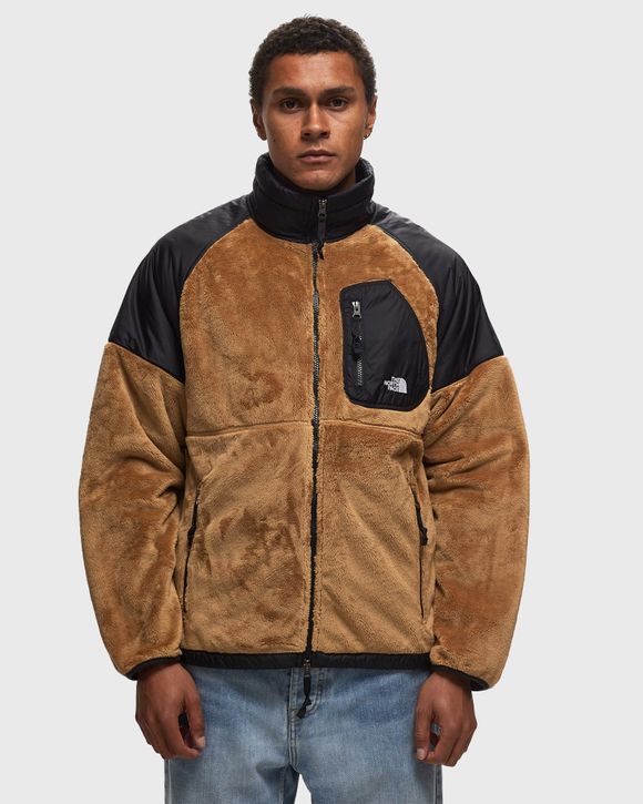 The North Face Versa Velour Jacket Black/Brown - ALMOND BUTTER/TNF BLACK