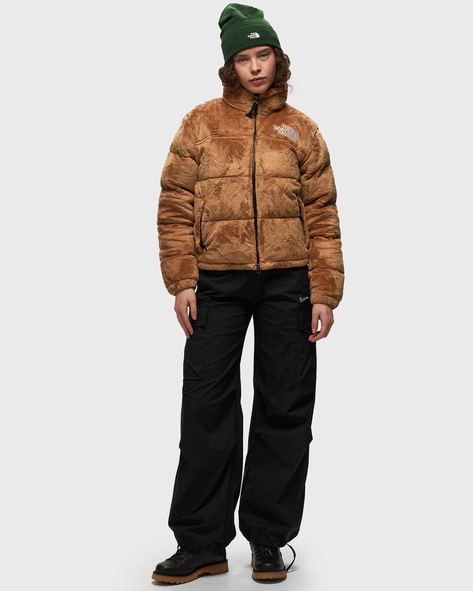 The North Face Women's Versa Velour Nuptse Jacket Brown