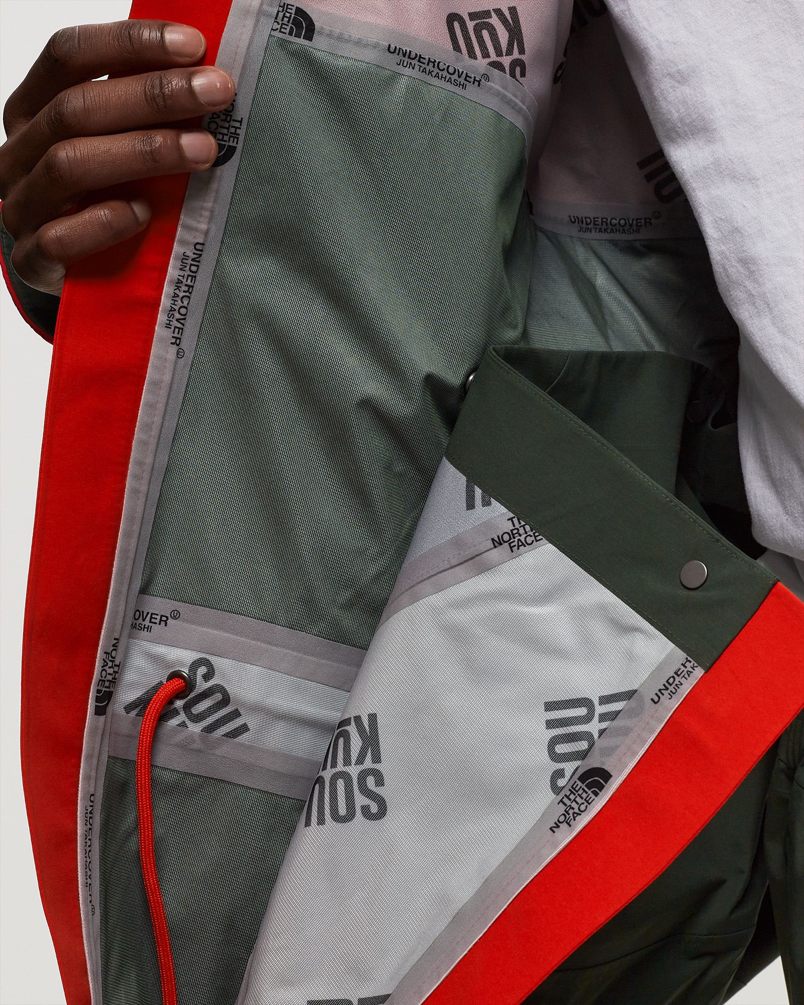 X UNDERCOVER GEODESIC SHELL JACKET