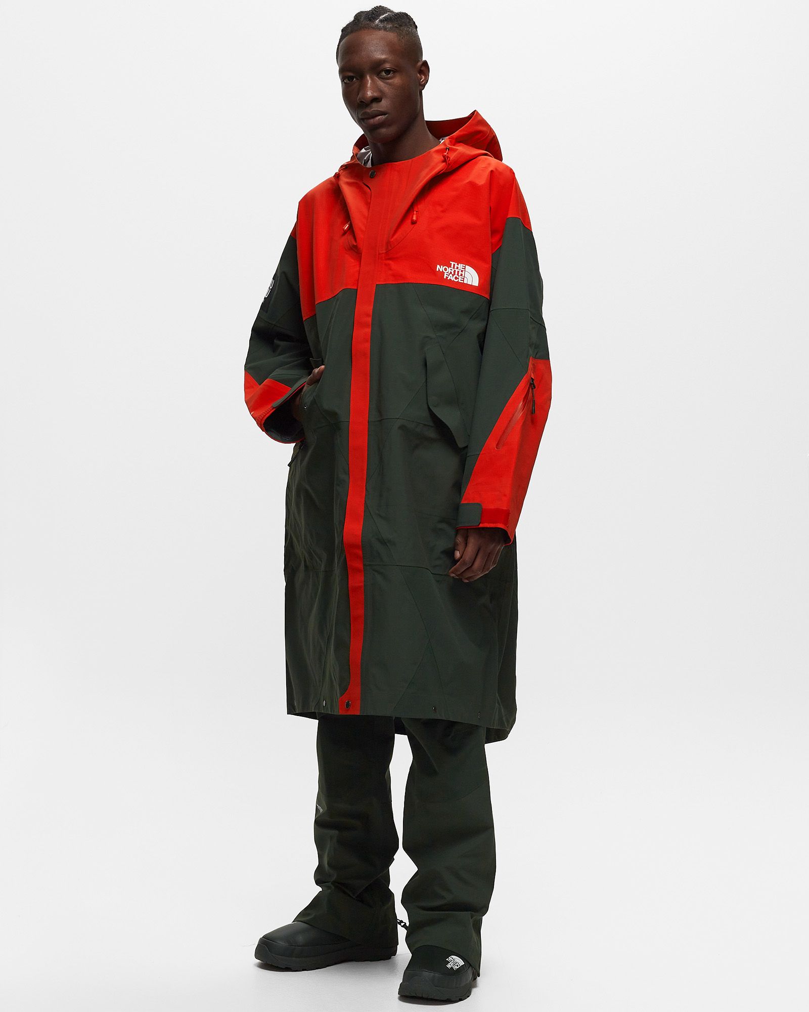 The North Face X UNDERCOVER GEODESIC SHELL JACKET Green Red
