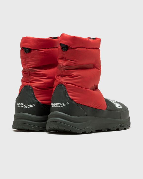 The North Face X UNDERCOVER DOWN BOOTIE Green - DARK CEDAR GREEN-HIGH RISK  RED