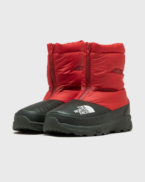 The North Face TNF X PROJECT U DOWN BOOTIE Green - DARK CEDAR GREEN-HIGH  RISK RED