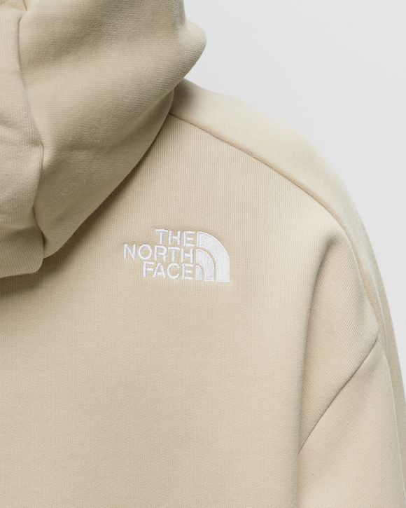 Beige north face outlet hoodie