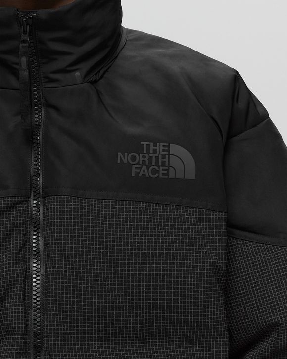 THE NORTH FACE STEEP TECH DOWN JACKET, GREY, TNF BLACK & YELLOW