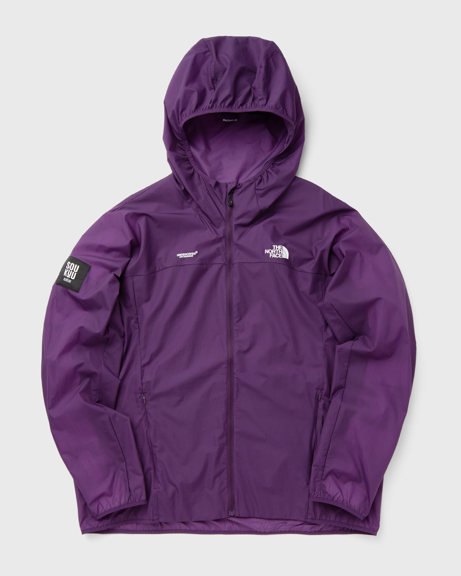 The North Face - x undercover trail run packable wind jacket men windbreaker purple in größe:xl