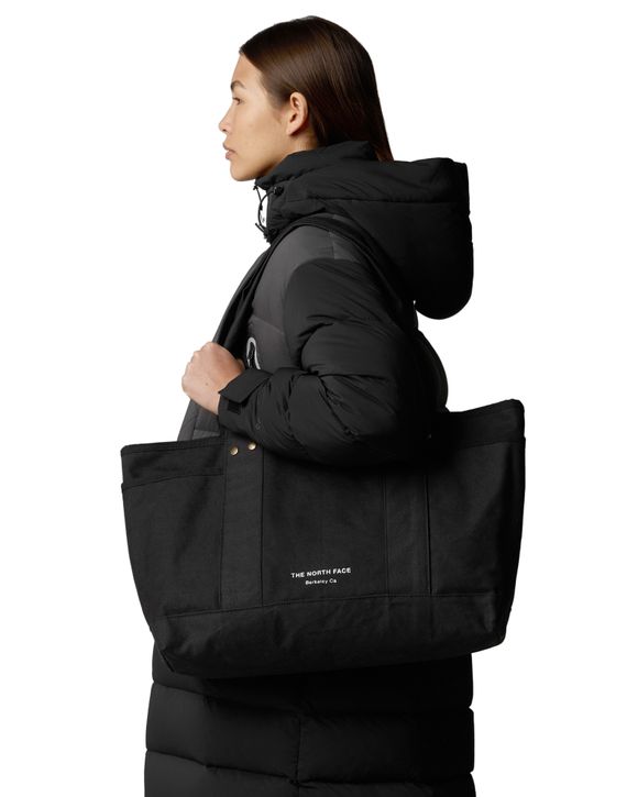 The North Face CIRCULAR COTTON TOTE White tnf black