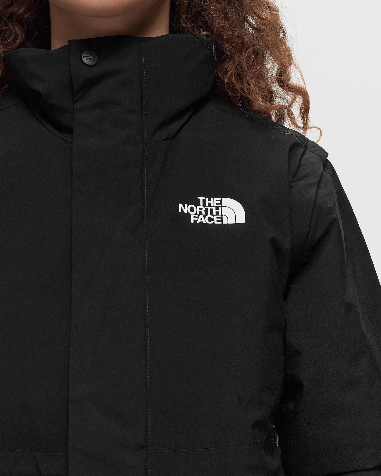 The North Face WMNS PADDED 2 IN 1 CONV JACKET Black | BSTN Store