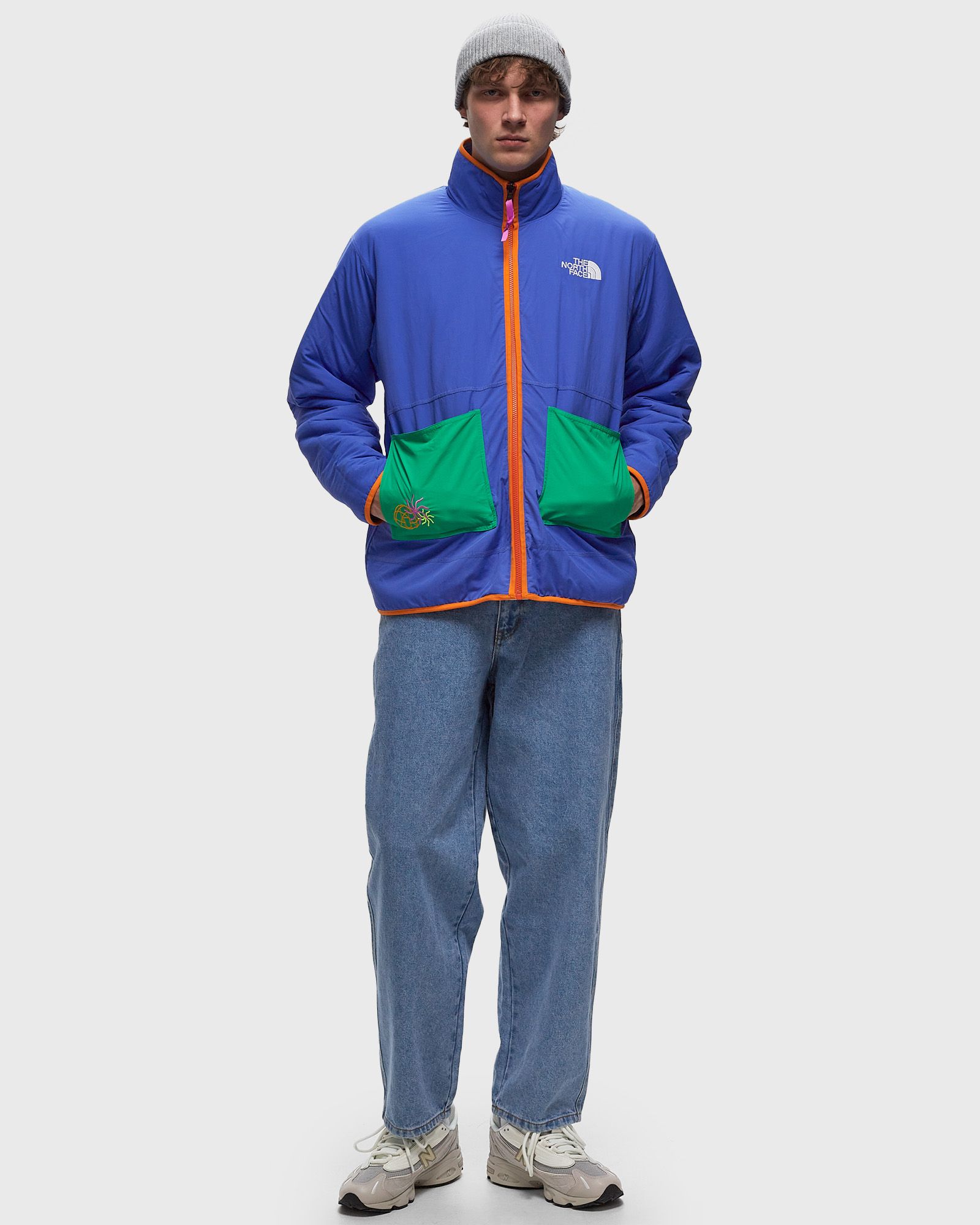 X YINKA ILORI REVERSIBLE FLEECE JACKET