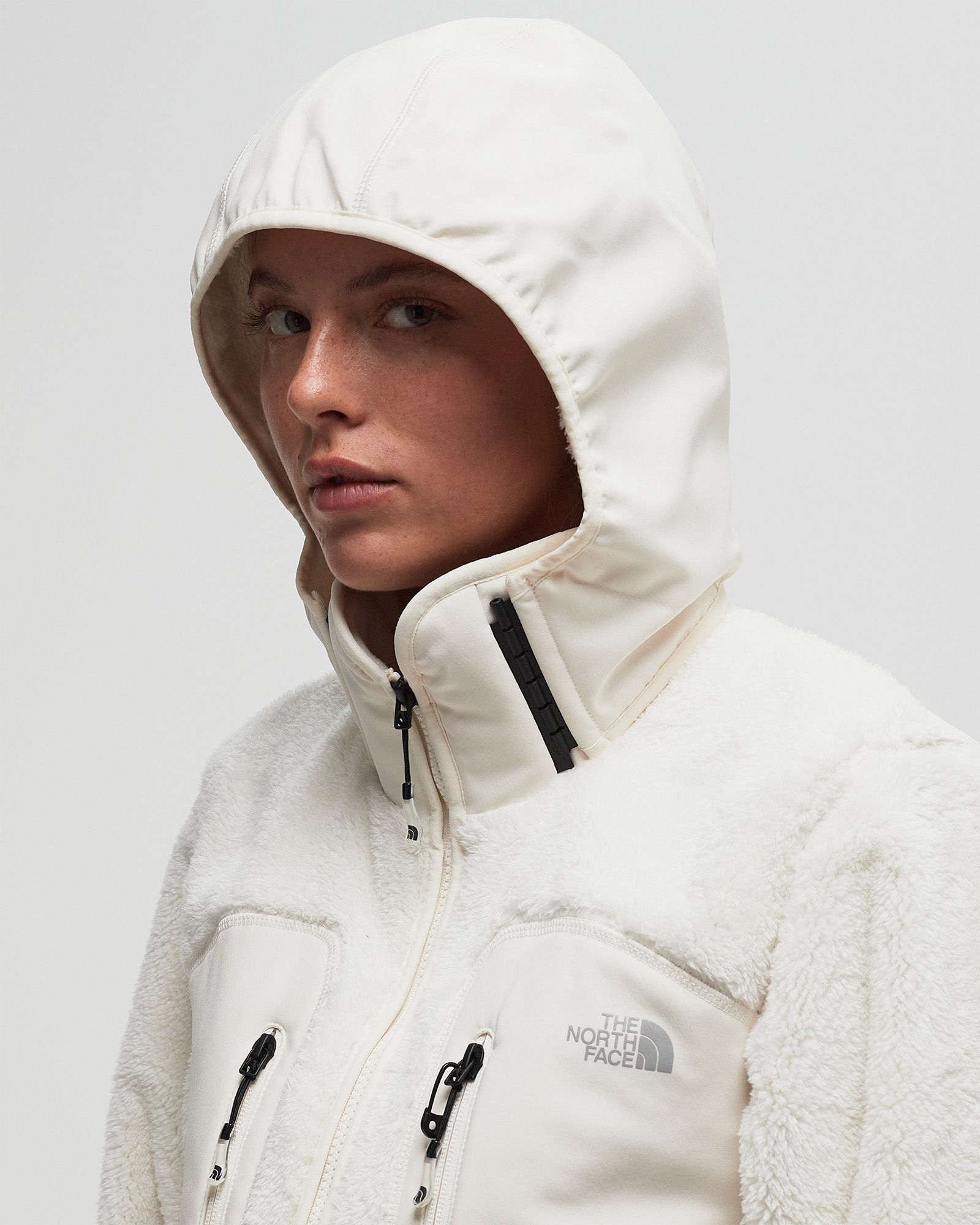 The North Face WMNS FLEECE FZ JACKET - AP White | BSTN Store