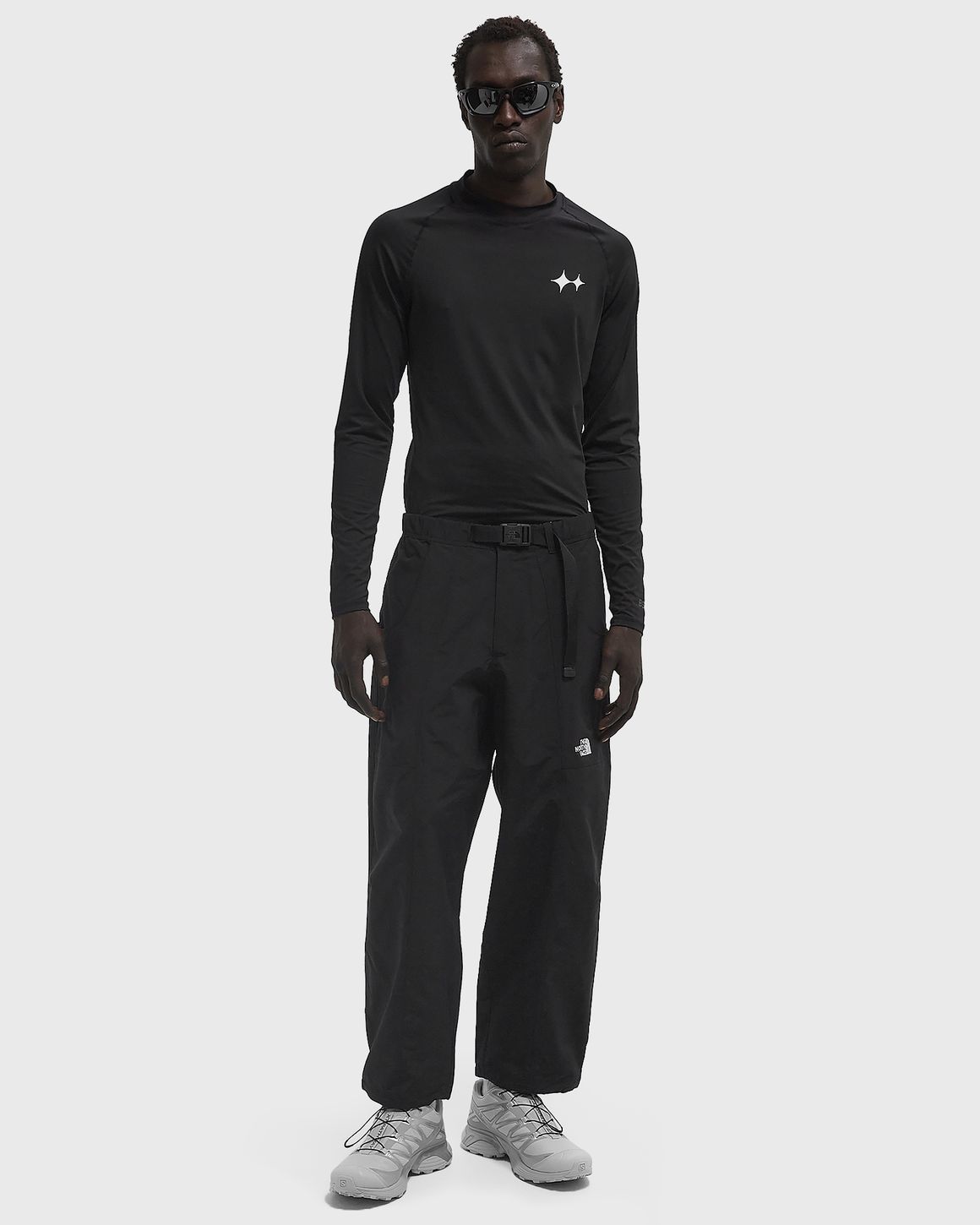 新品同様 The Store BSTN | Black PANT NSE Face North パンツ