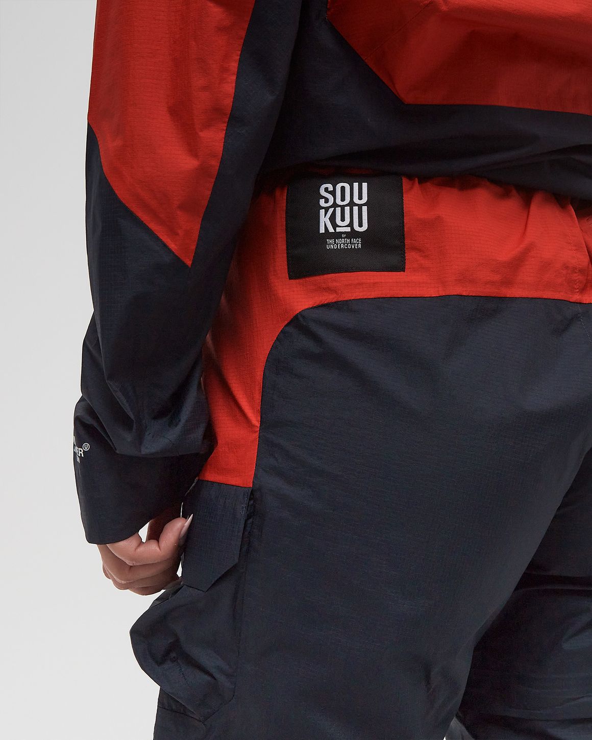 The North Face X SOUKUU HIKE CONVERTIBLE MTN PANT Blue/Red