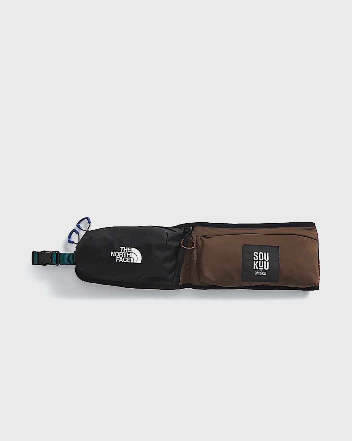 正規 The North Face X SOUKUU TRAIL RUN UTILITY WAIST PACK Brown バッグ