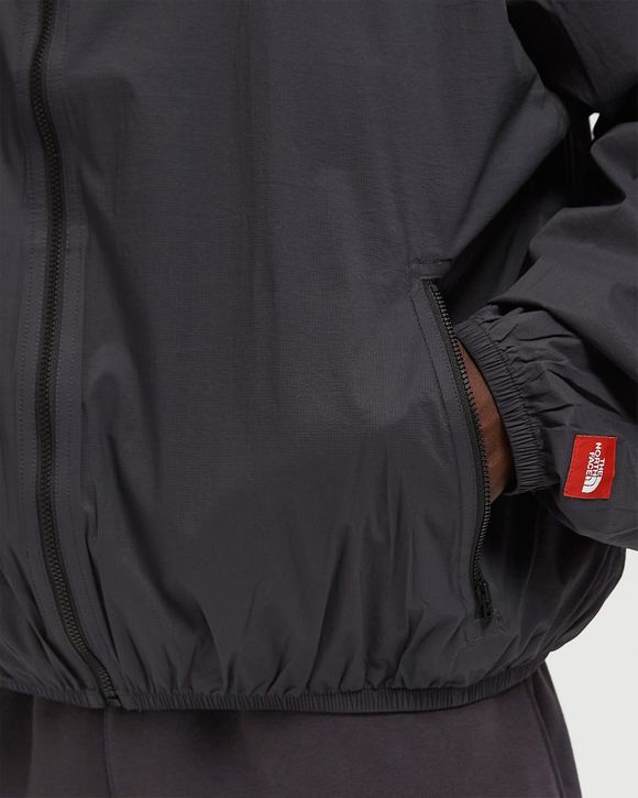 TNF Red Box Packable Hooded Wind Jacket