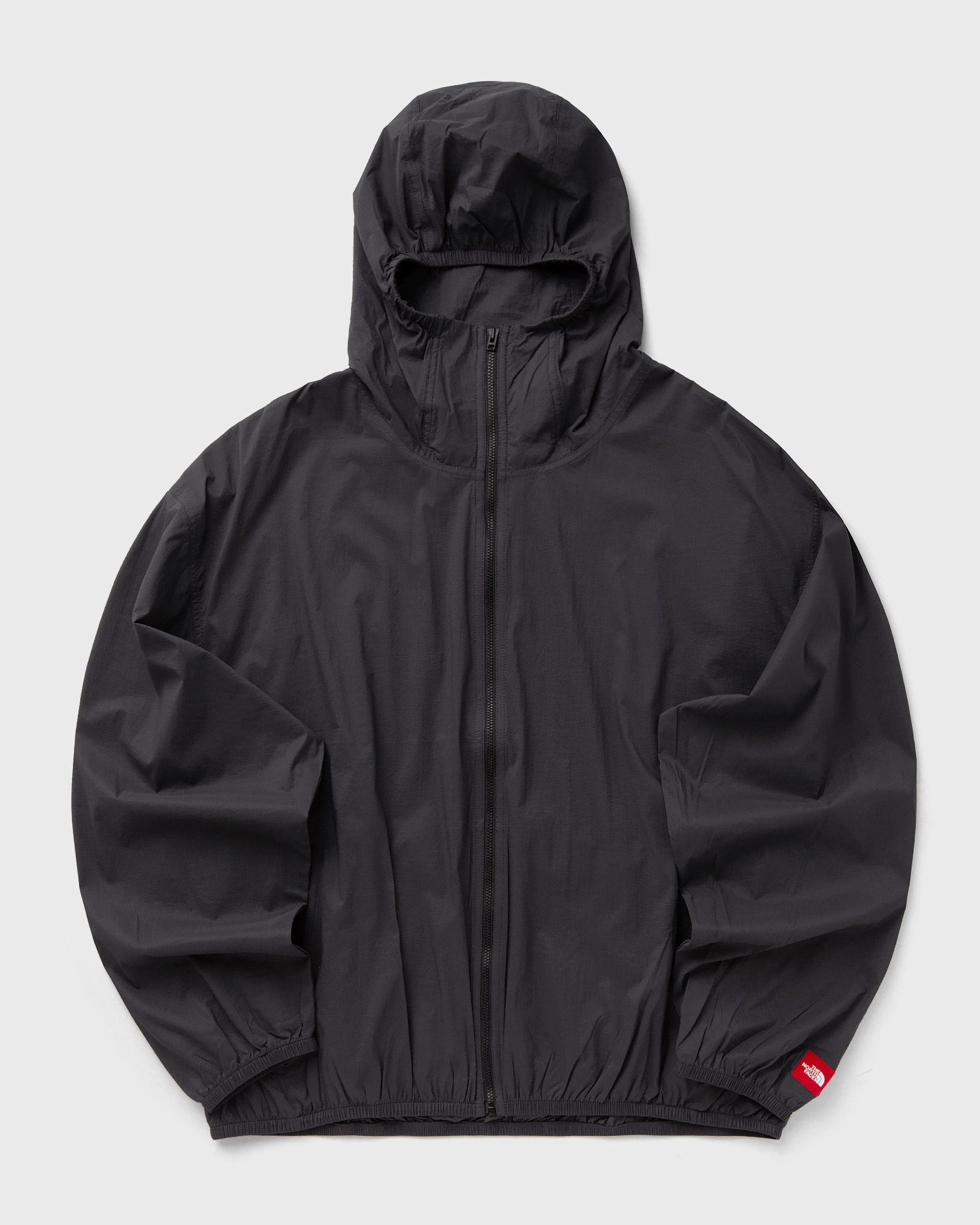 TNF Red Box Packable Hooded Wind Jacket
