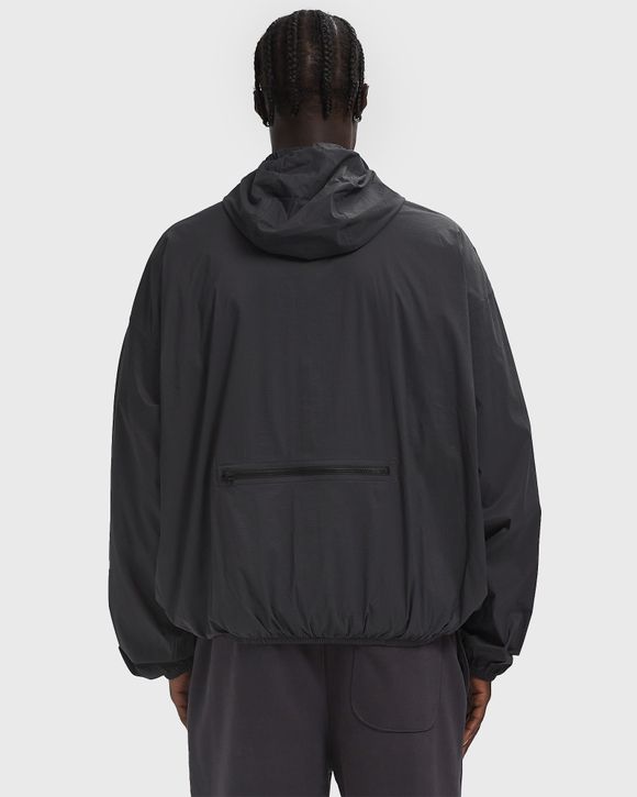 TNF Red Box Packable Hooded Wind Jacket