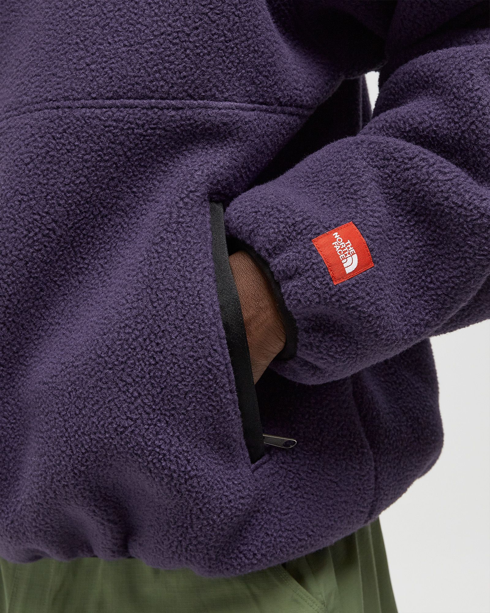 The North Face TNF Red Box 1/2 Zip Fleece Purple | BSTN Store