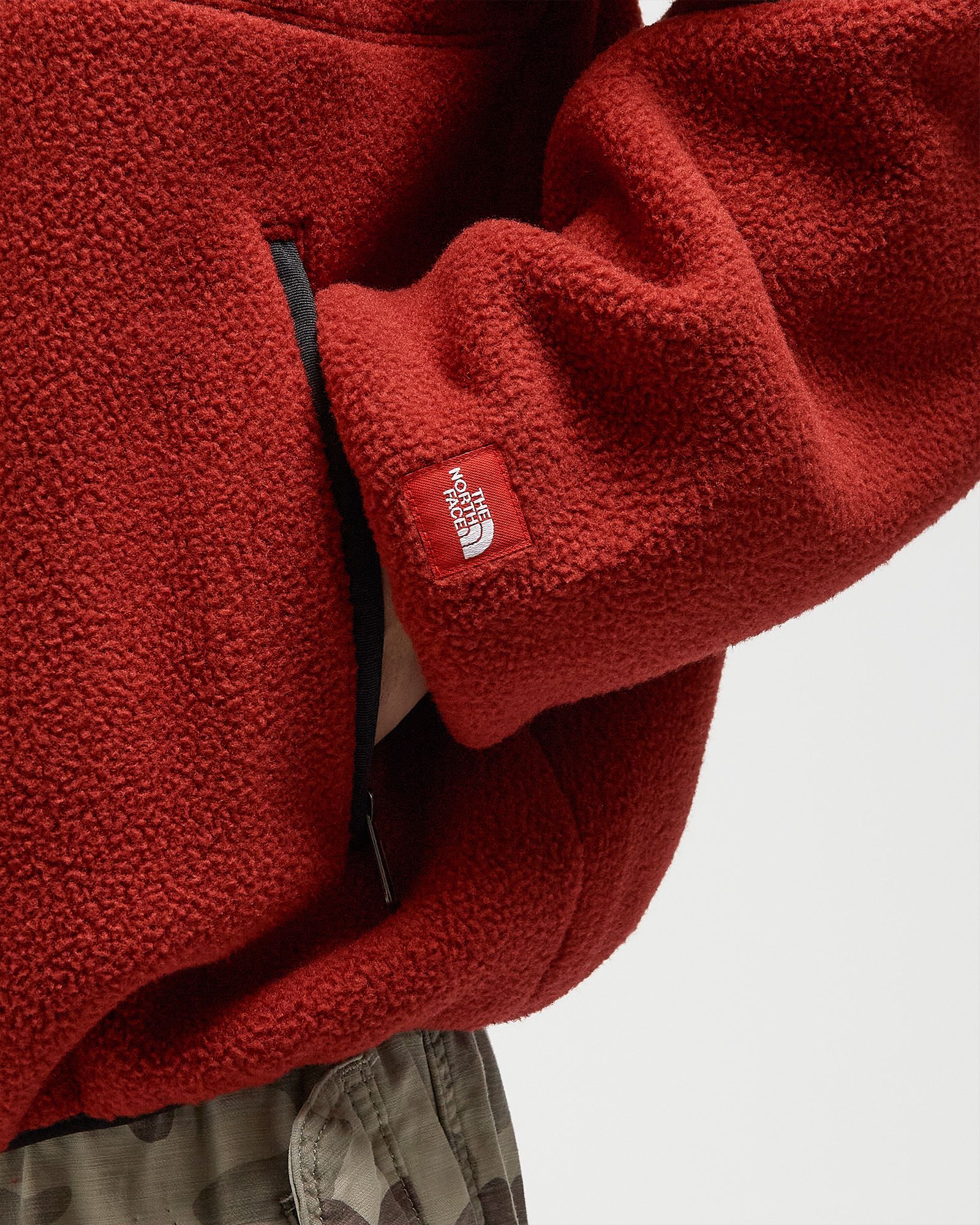 TNF Red Box 1/2 Zip Fleece