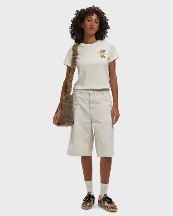 WMNS FLORA EMBRO REGULAR SHORT SLEEVE TEE-G