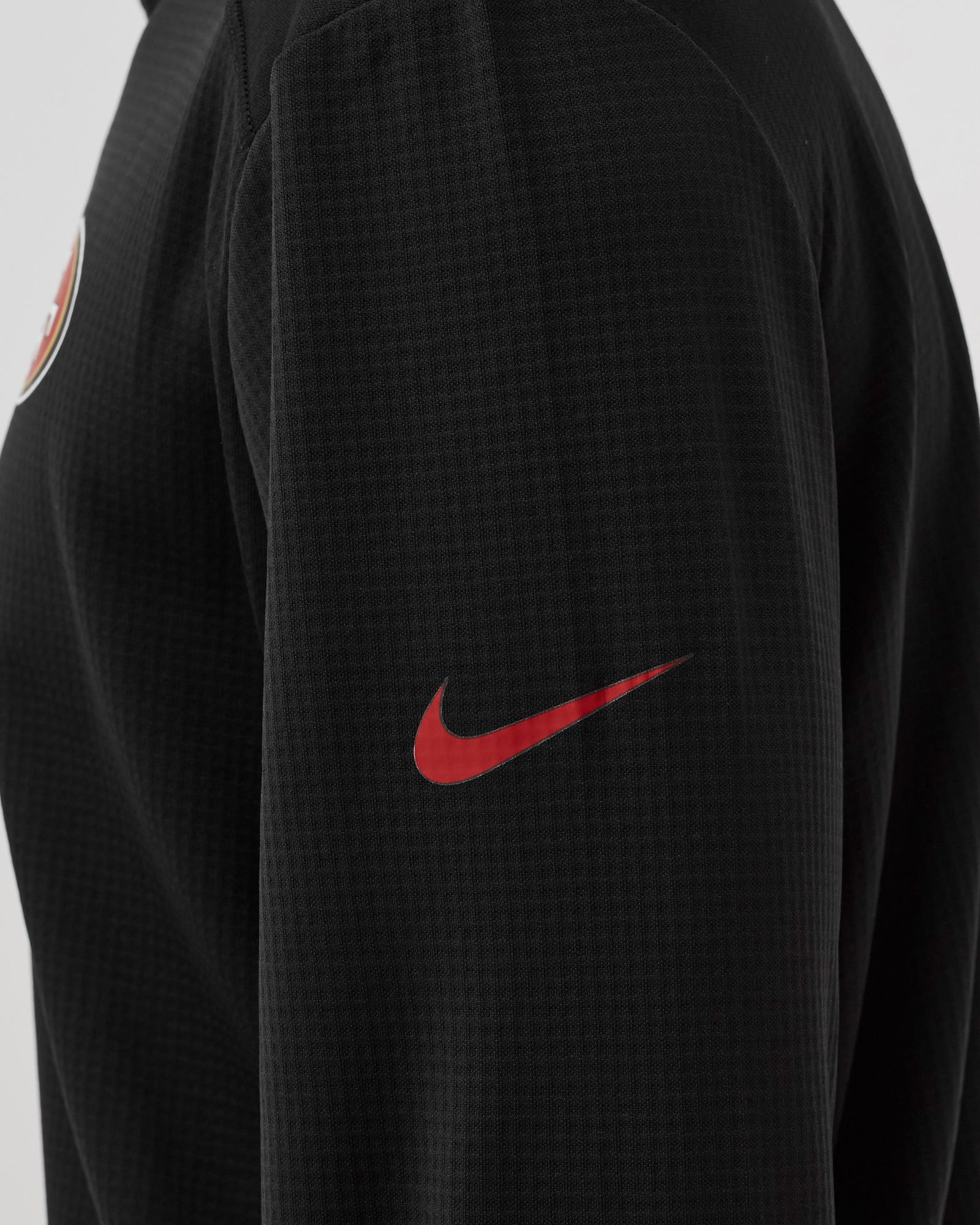 NFL San Francisco 49ers Mens Nike Logo Pacer Half Zip